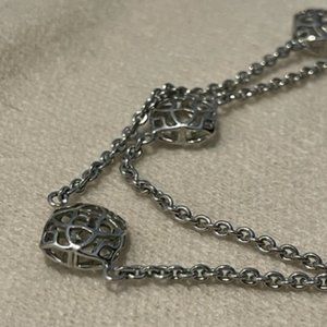 Kendra Scott Rue Long Strand Silver Necklace Silver